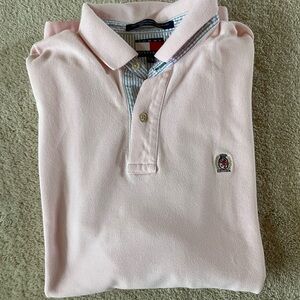 Tommy Hilfiger Light Pink Polo with Embroidered Crest